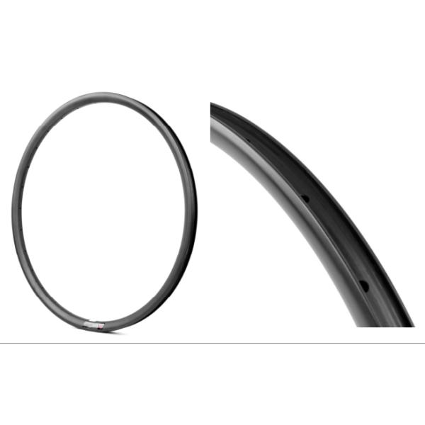 Tubuless Compatible Carbon Rim 700C 38MM 23mm Wide Road Bicycle Clincher Tubuless Rims Used for V&Disc Brake Basalt Surf