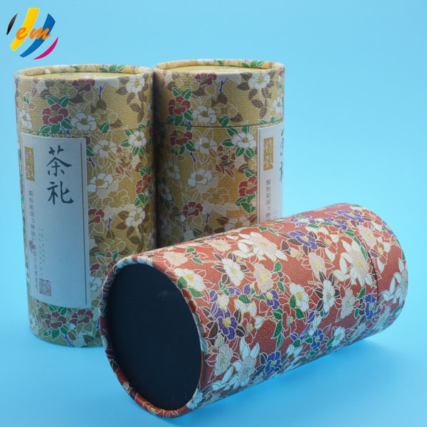 150mm Dia H140mm Food Grade Paper Canisters For Loose Tea