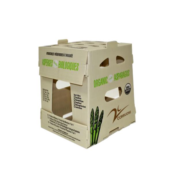 Коробка сота ящиков для хранения Корфлейт брокколи рифленая для плодов