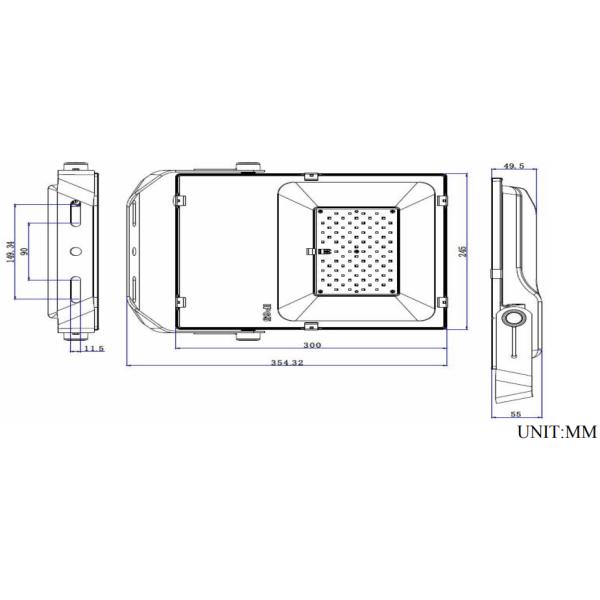 120lm/w IP65 Waterproof Led Flood Lights 10w 20w 30w 50w 80w 100w 150w 200w 3 Years Warranty