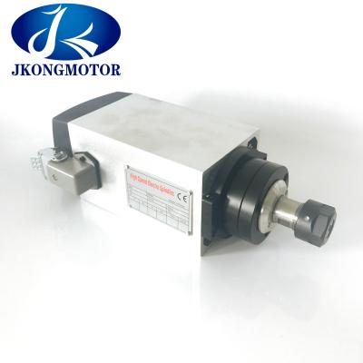 4KW ER20 Square CNC Machine Motors Air Cooled 220V 18000RPM / 24000RPM