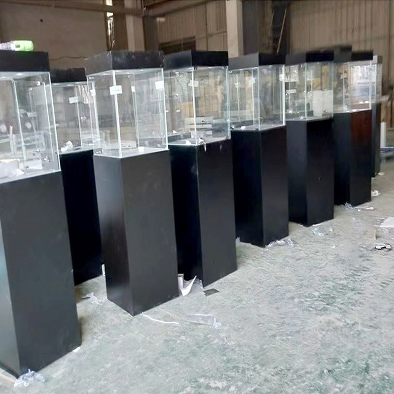 Eco-friendly Single Cosmetic Display Stand with 3D LED Light Base and Acrylic Material