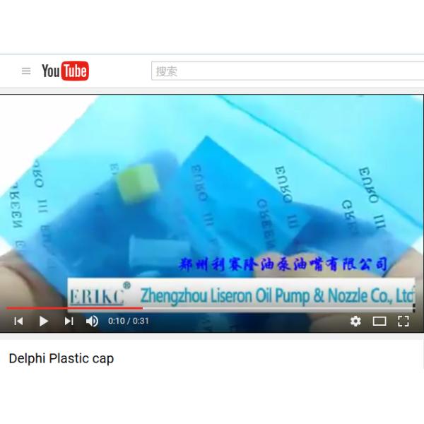 For Delp injector plastic protection cap E1023001 , common rail car injector flip spouted cap / practical production cap