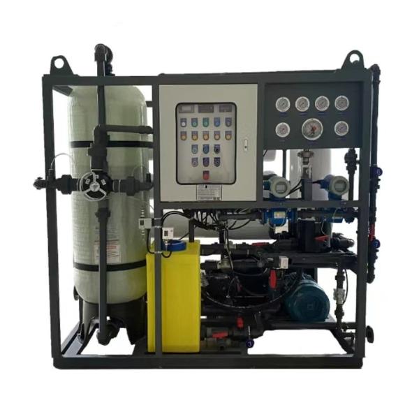 Seawater Desalination Equipment 30 Tons/Day Marine Fresh Water Generator Reverse Osmosis Water Treatment Equipment Ro Filter