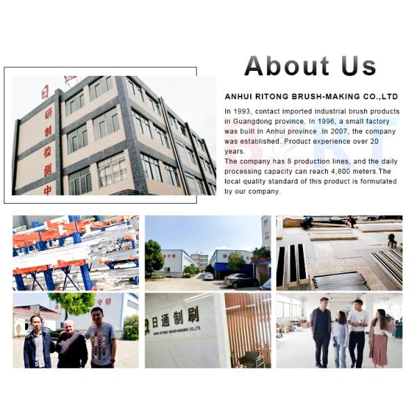 Специализированная промышленная нейлоновая пломба щетка круговая щетка боковая рана щетка вакуумная чашка щетка для пылесоса