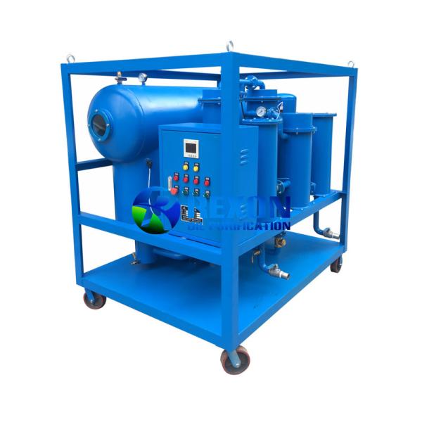 Vacuum Turbine Oil Filtration Machine with 1micron Fine Filter Element