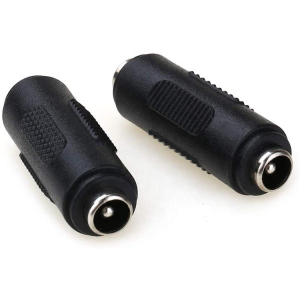 12V 24V 5.5mm X 2.1mm Female to Female DC Jack Socket Power Connector Adapter for Led Strip CCTV Camera