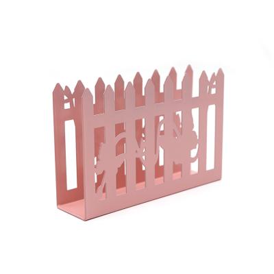 Suporte de papel do guardanapo do metal da novidade 15 x 4 x 10 serviços do OEM/ODM do tamanho do Cm
