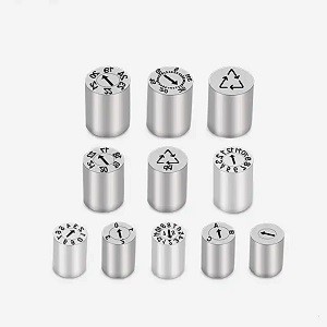 Replaceable DME Standard Date Stamp Stainless Steel SUS 420 Mold Component Marked Pins