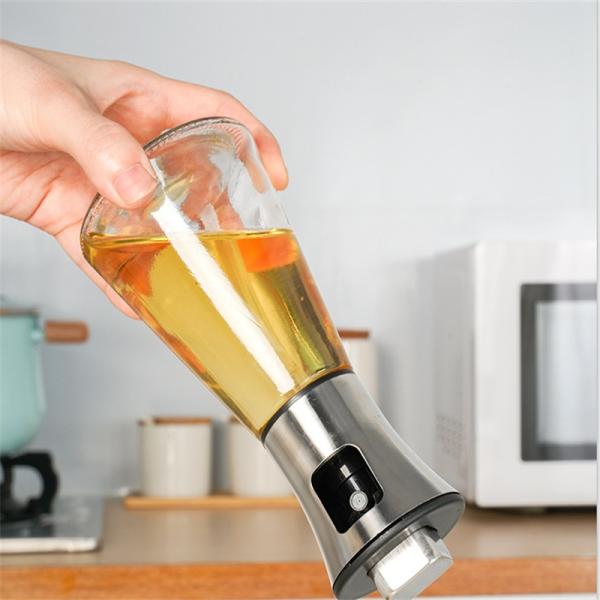 200ml Glass Olive Oil Sprayer Vinegar Bottle for Cooking Salad BBQ Kitchen Utensil