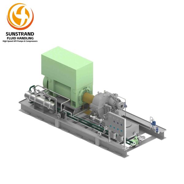 Bomba de alta velocidad de Sunflo Horizontal 2000KW Máxima potencia del motor SFH-W9