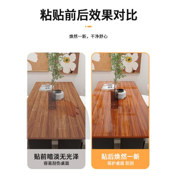 Table Film Protector 30cm-150cm Furniture Protective Film For Kitchen Cabinets