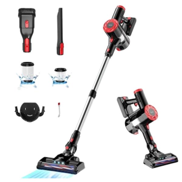 PowerSweep Aspirateur portable Conception compacte Filtrage supérieur Batterie amovible