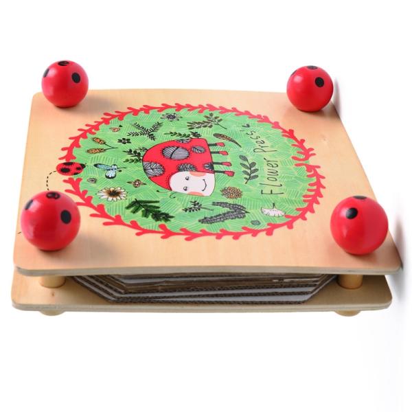 Niños Flower Leaf Flower Press Kit Naturaleza Artesanía Kit de arte de madera Tamaño personalizado