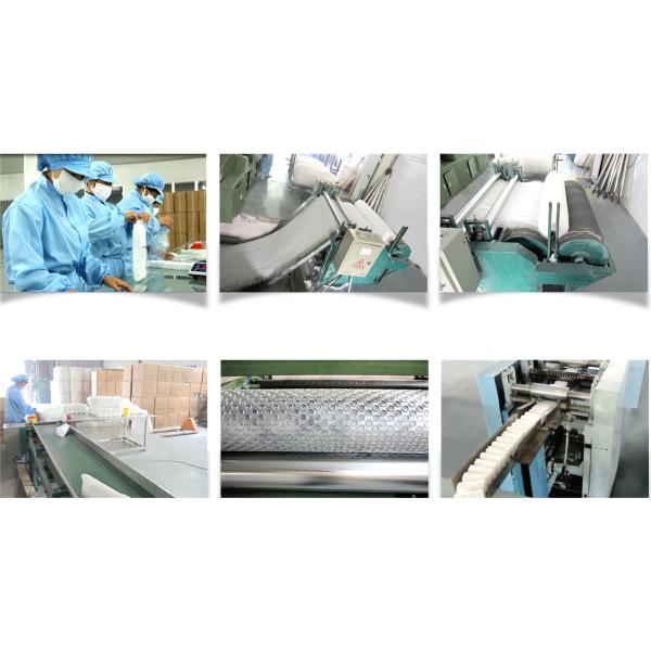 Hydrophilic Cotton Roll Absorbent Medical White 100% Wool Sterile / Non Sterile Cutting-Head Common