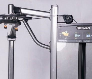 Professional Pin Loaded Pec and Rear Delt Fly Machine for Gym Use