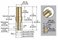 0.06mm précision innovante micro Pogo épingle sonde KLS050-001CA