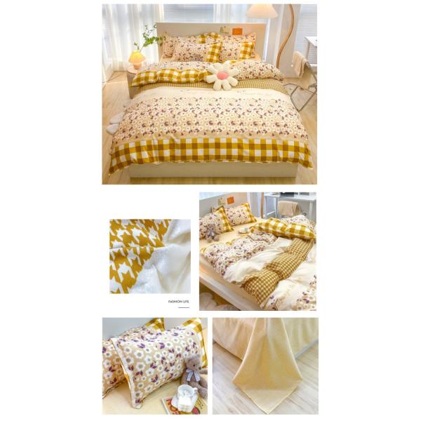 Moderno estilo atractivo Set de ropa de cama de edredón con densidad de tejido anti-mito de polvo 173*118