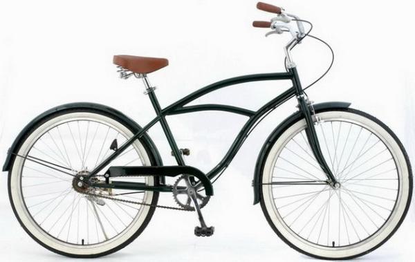 26 Inch Low Rider Spring Fork Beach Cruiser Bike Bicycle Steel Frame