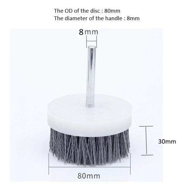 Промышленное дебургирование абразивных дисковых щетки для шлифования и полировки