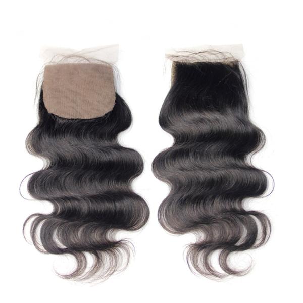 Закрытие Ремы девственницы Силк низкопробное прифронтовое, закрытие шелка объемной волны Брауна