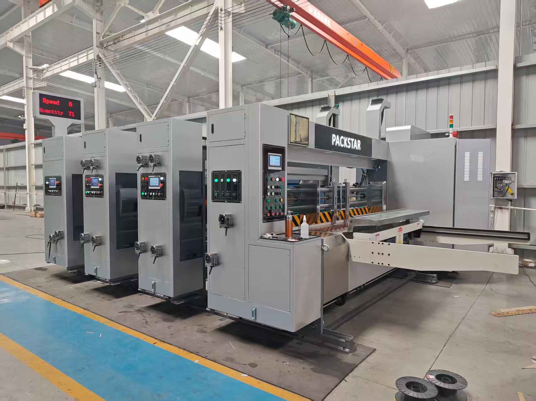 Corrugated Carton Flexo Printing Machine Suitable for Large Scale Packaging Production with Print Consistency and Speed