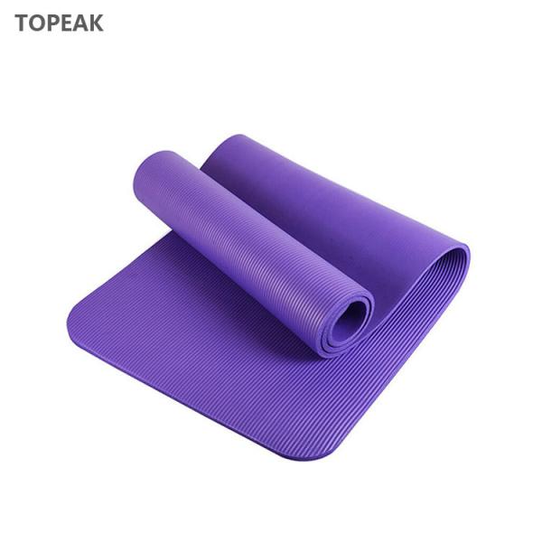 Antibacterial Fitness Yoga Mat 6ft X 3ft 15mm 10mm Nbr Foam Yoga Mat 6 Feet