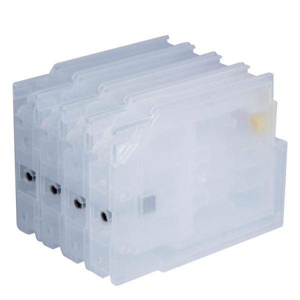 Betcolor Empty Yellow Black Color for Cartridge for Inkjet Printers Compatible with WF-C8190a Model with Chip