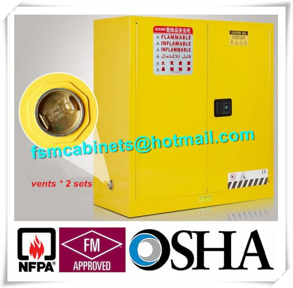Australian Standard Fireproof  Cabinet , Industrial Safety Cabinets For Flammable Liquids