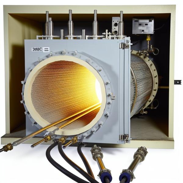 Forneau de fissuration de graphite 3000C pour les essais en laboratoire avec l'atmosphère d'argon