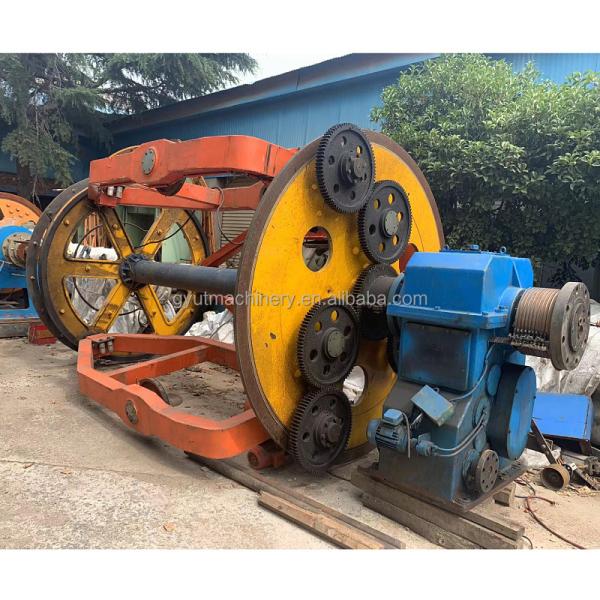 Extruding 1250 Second Hand Cable Drum Twister Cable Laying Up Machine