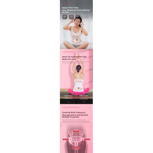 Soulagement du chauffage menstruel, douleur pendant la menstruation, appareil de chauffage pour femmes