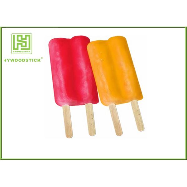 Odorless Wooden Marshmallow Sticks , Thick Hot Dog Sticks For BBQ Shop