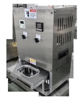 Semi Auto Aluminum Foil Lunch Container Sealer For Commercial Pre-Cooked Meals Snacks Desserts