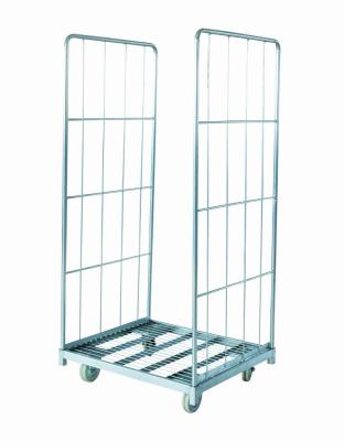 Portable Zinc Plating Retail Shop Equipment 500KGS / Warehouse Cage Trolley