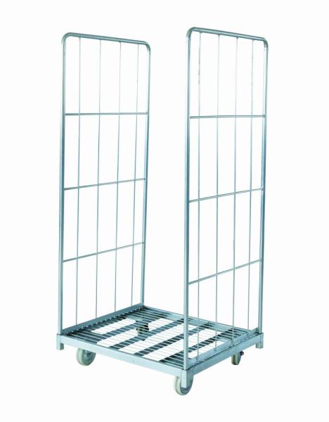 Portable Zinc Plating Retail Shop Equipment 500KGS / Warehouse Cage Trolley
