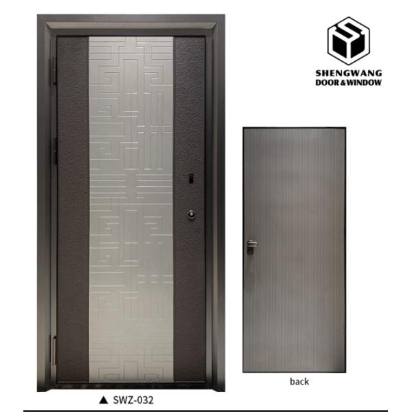 Mortise Lock Glass Aluminium Hinged Door For Hotel Hinged Patio Doors