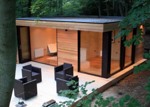 Yellow Light Steel Guage Frame NZ Cheap Prefab Garden Studio with Small Size
