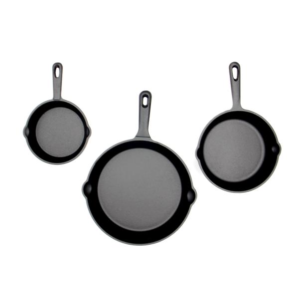 Лоток Skillet литого железа ODM OEM Pre приправил сковороду 26/30cm