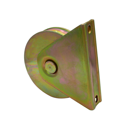 Sliding gate roller GW603 U Groove，Galvanized, Iron, Single bearing, size 50mm-120mm
