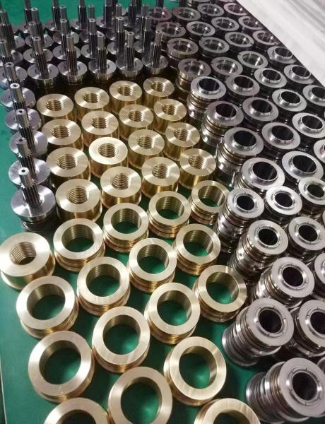 TiN Coating Cosmetic Injection Moulding , Custom Mold Components Gold Natural Color