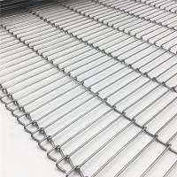 Cinturón transportador de acero inoxidable resistente a altas temperaturas Tipo de escalera para el transporte de alimentos