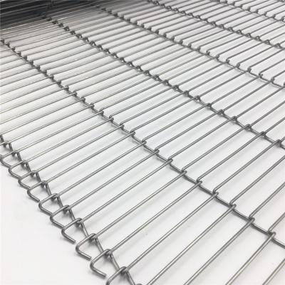 High Temperature Resistant Stainless Steel Conveyor Belt Ladder Type For Food Transportation