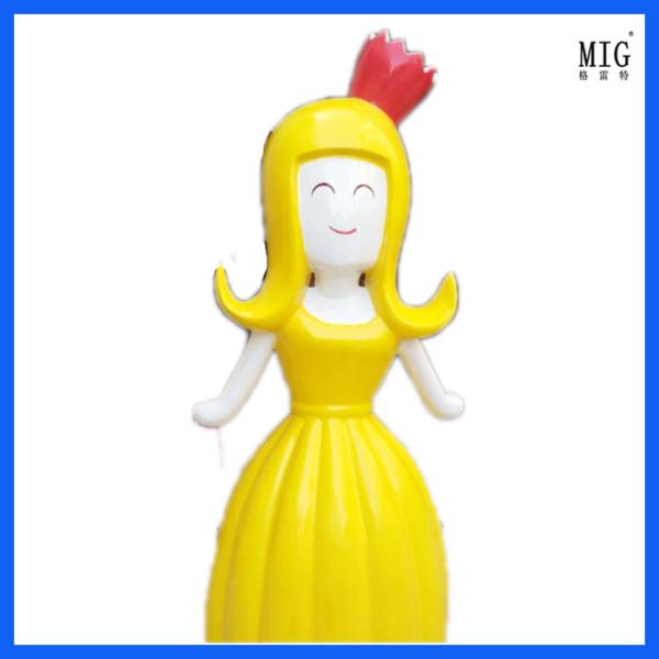 fiberglass cartoon character statue flower fair movie character statues in garden/ plaza/ shopping mall