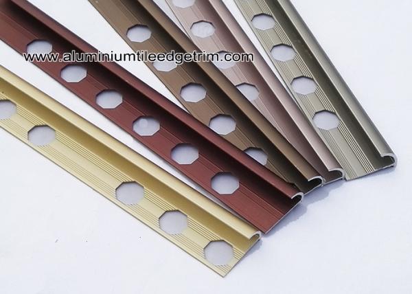 Aluminium Alloy Satin Matt Anodized Ceramic Tile Corner Trim For Wall Tile Edge
