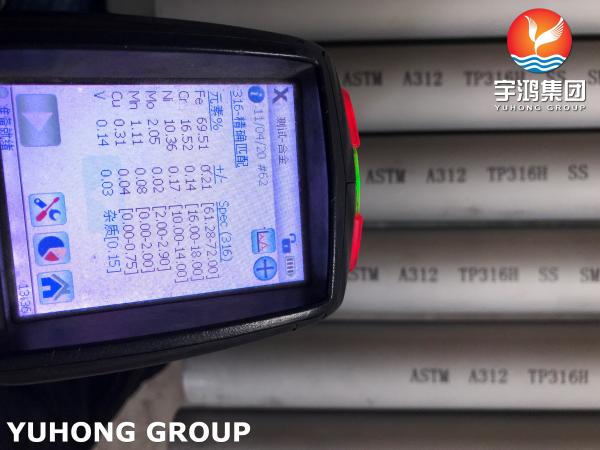 ASTM A312 TP316H, UNS S31609 Stainless Steel Seamless Pipe For Oil And Gas Plant