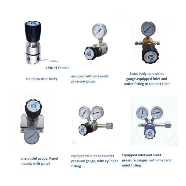 4000PSI N2o High Pressure Propane Regulator Single Stage CE Certification