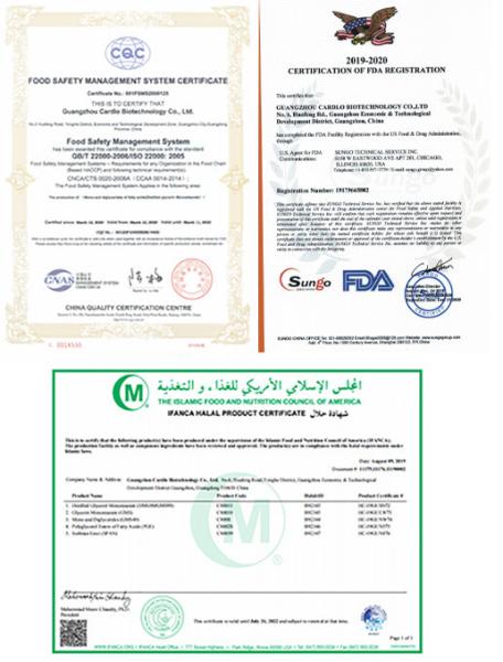 Food Grade GMS99 E471 Distilled Glycerin Monostearate