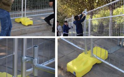 Festivals 2''×4'' Temporary Fence Panels Electro Galvanizing