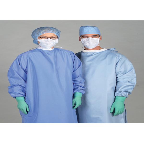Устранимое усиленное изготовление на заказ размера цвета хирургической мантии голубое материальное Не-сплетенное